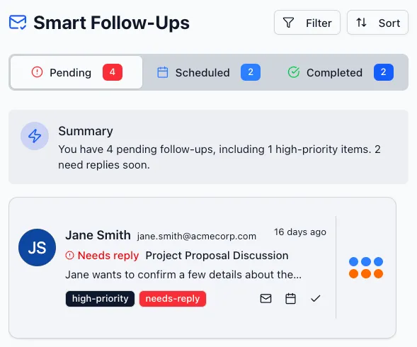 Smart Follow-Ups