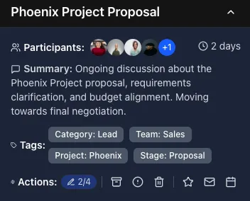 Summaries & Sentiments