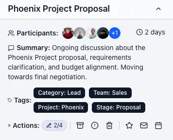 Summaries & Sentiments